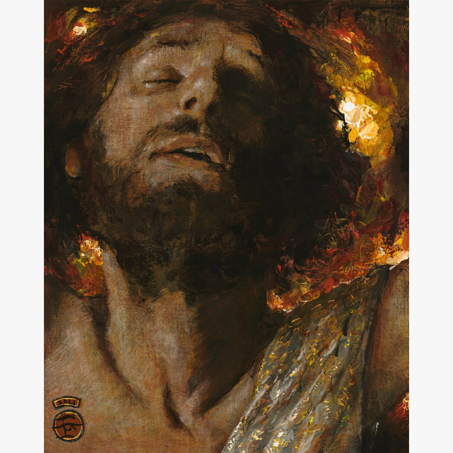 "The Seven Words" Original  Painting on Panel