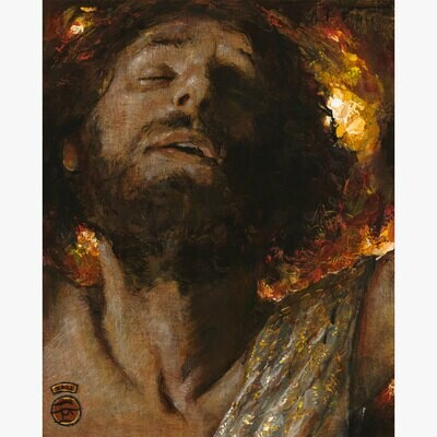 "The Seven Words" Original  Painting on Panel