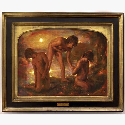 "September" Original Framed Painting on Canvas | Free Shipping Worldwide