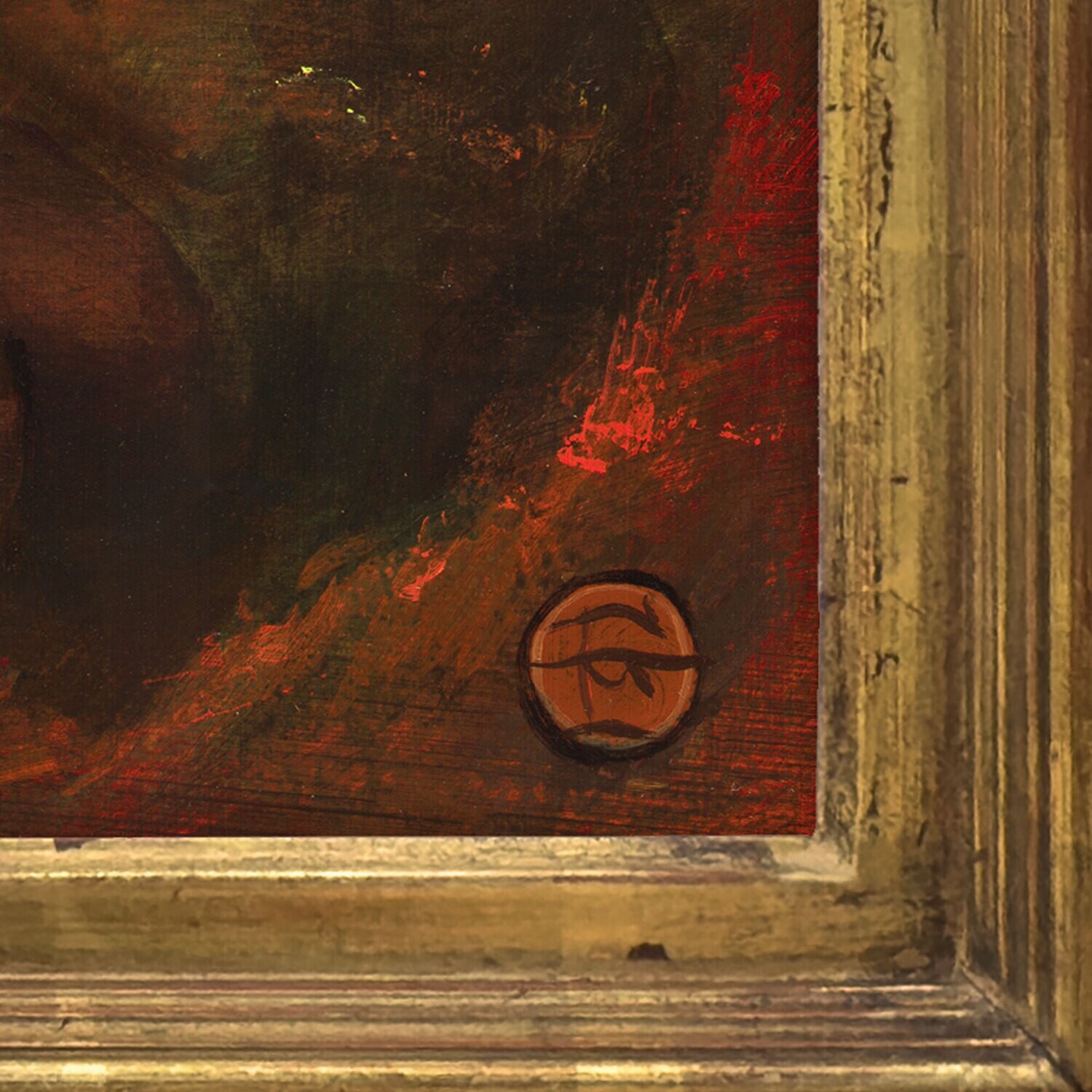 "September" Original Framed Painting on Canvas | Free Shipping Worldwide