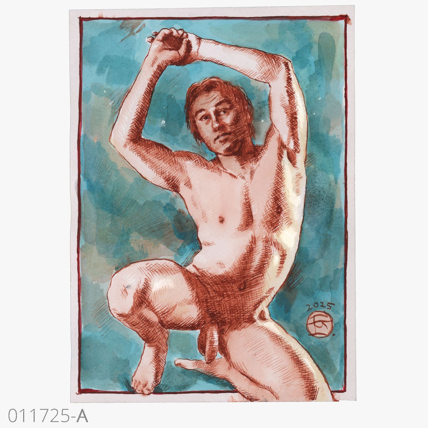 5" X 7" Mixed-Media Works on Paper