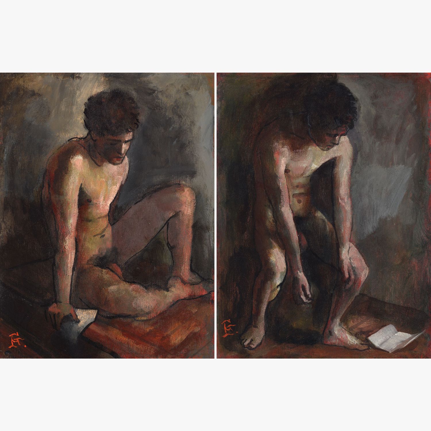 "Please Read the Letter" (Diptych)