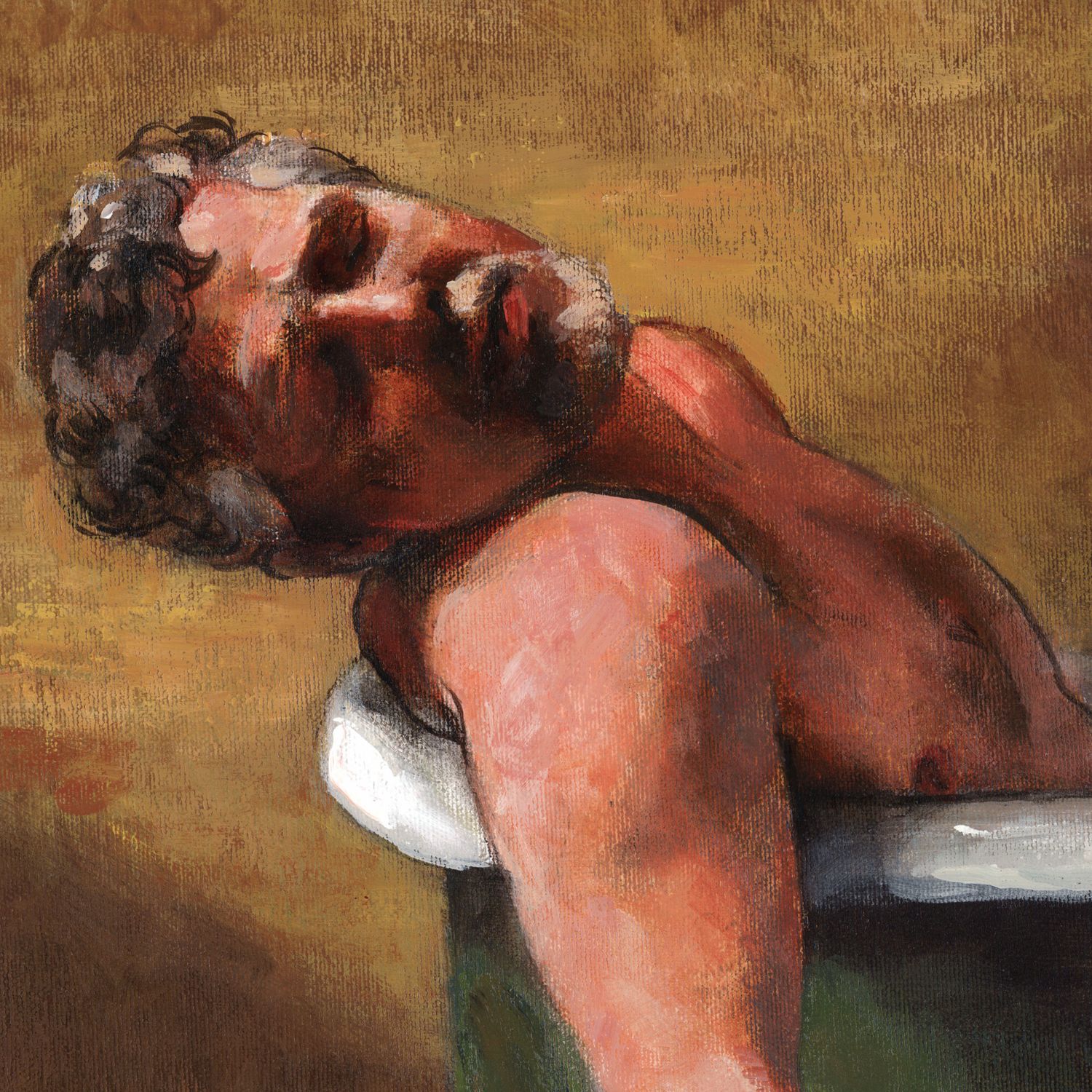 "The Artist's Bath (Self-Portrait)"