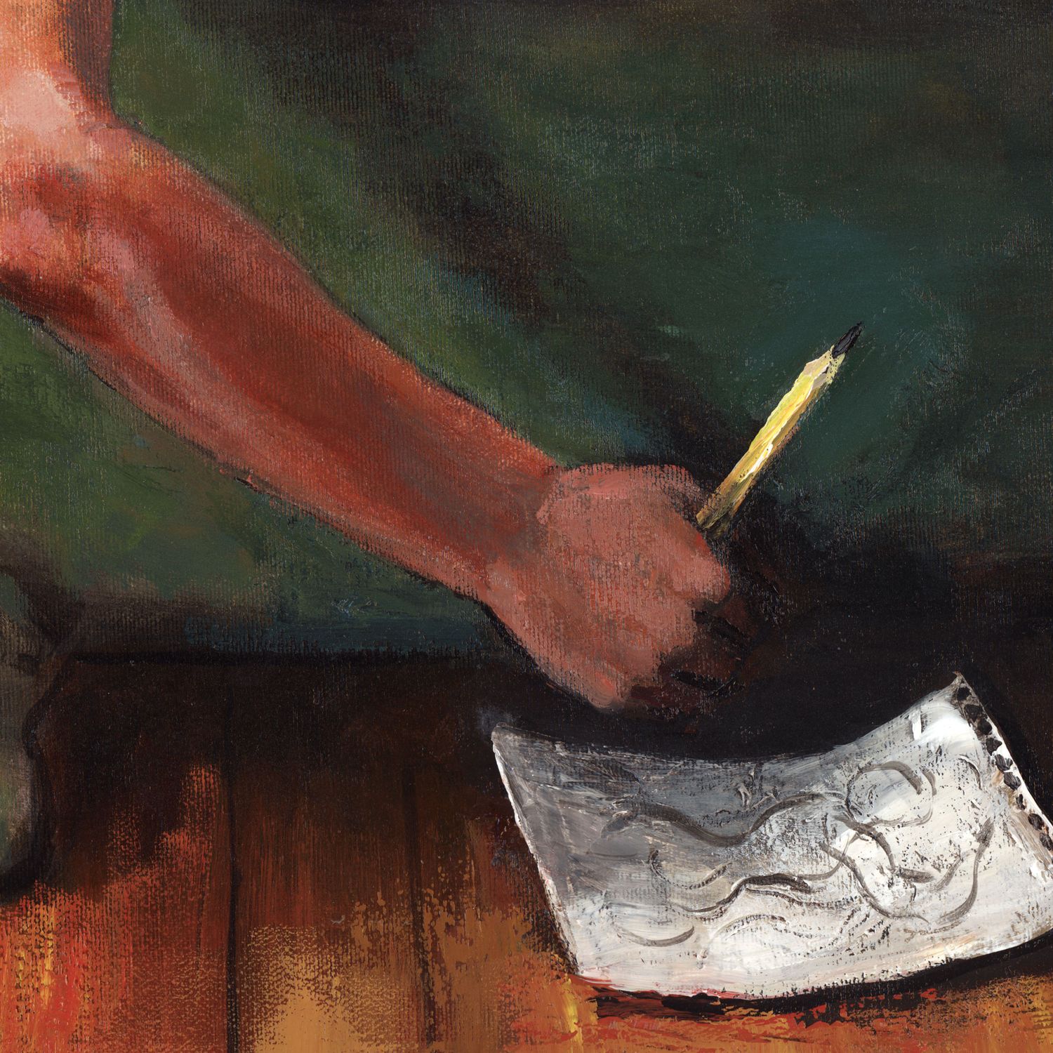 "The Artist's Bath (Self-Portrait)"