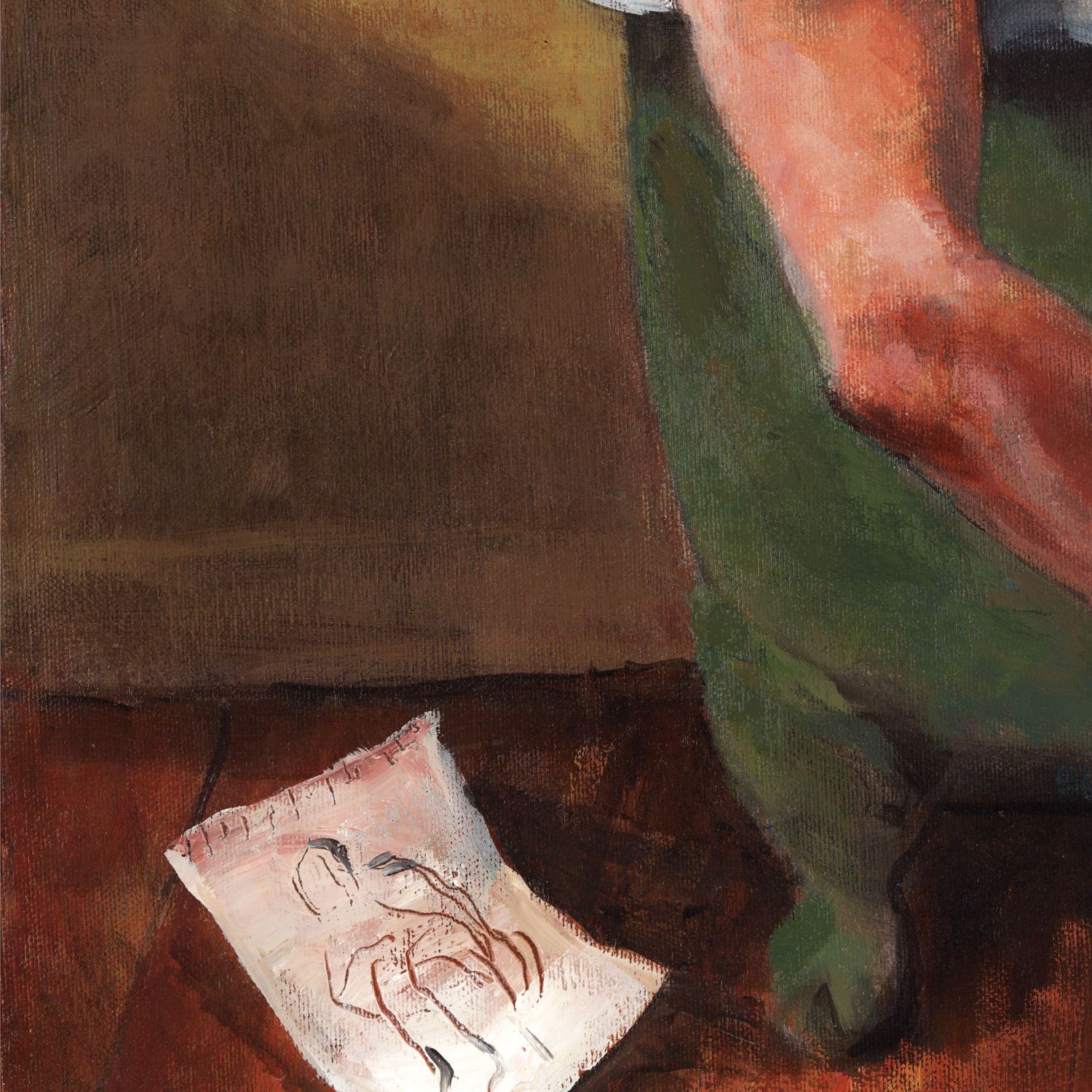 "The Artist's Bath (Self-Portrait)"