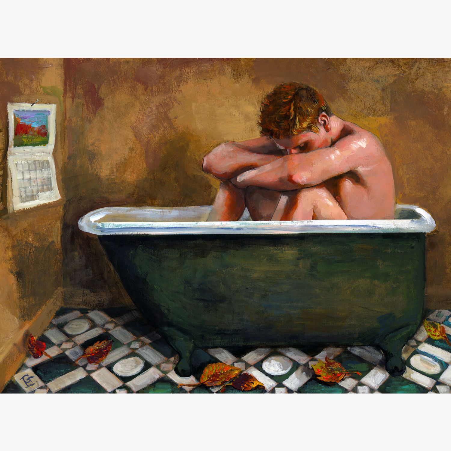 "October Bather"