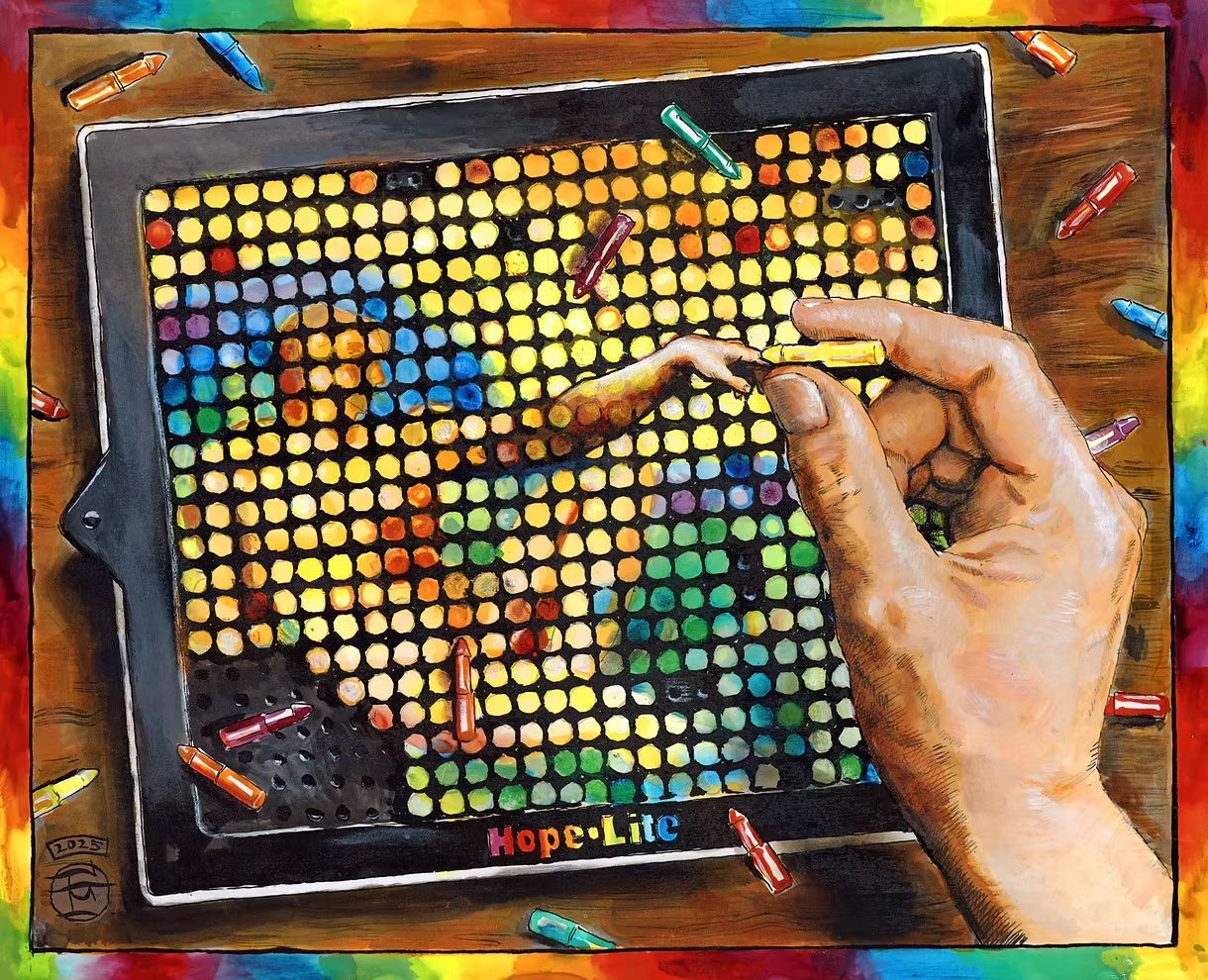 "Reaching for the Light" Original Work