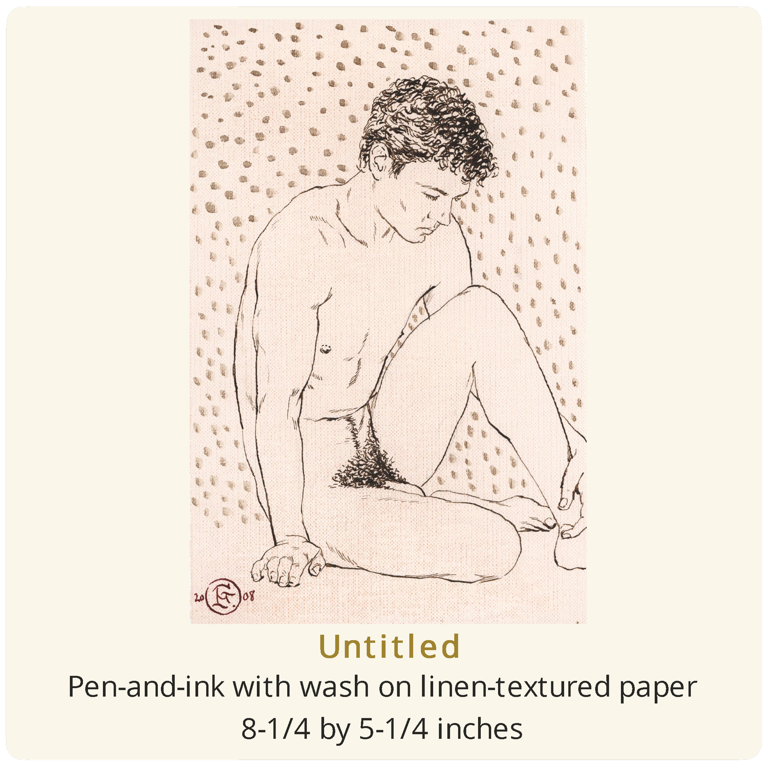 Original Untitled Work on Paper | SKU 42526E