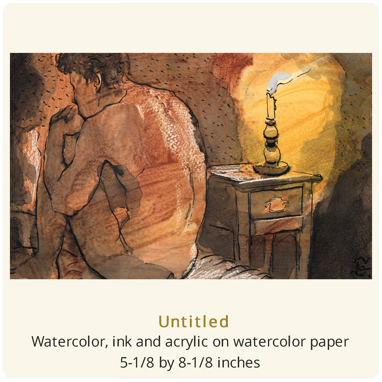 Original Untitled Work on Paper | SKU 42526C