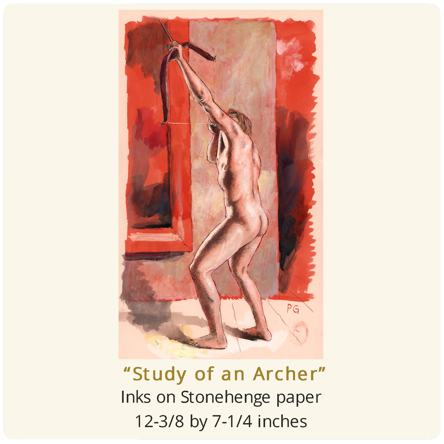 "Study of an Archer" Original Work