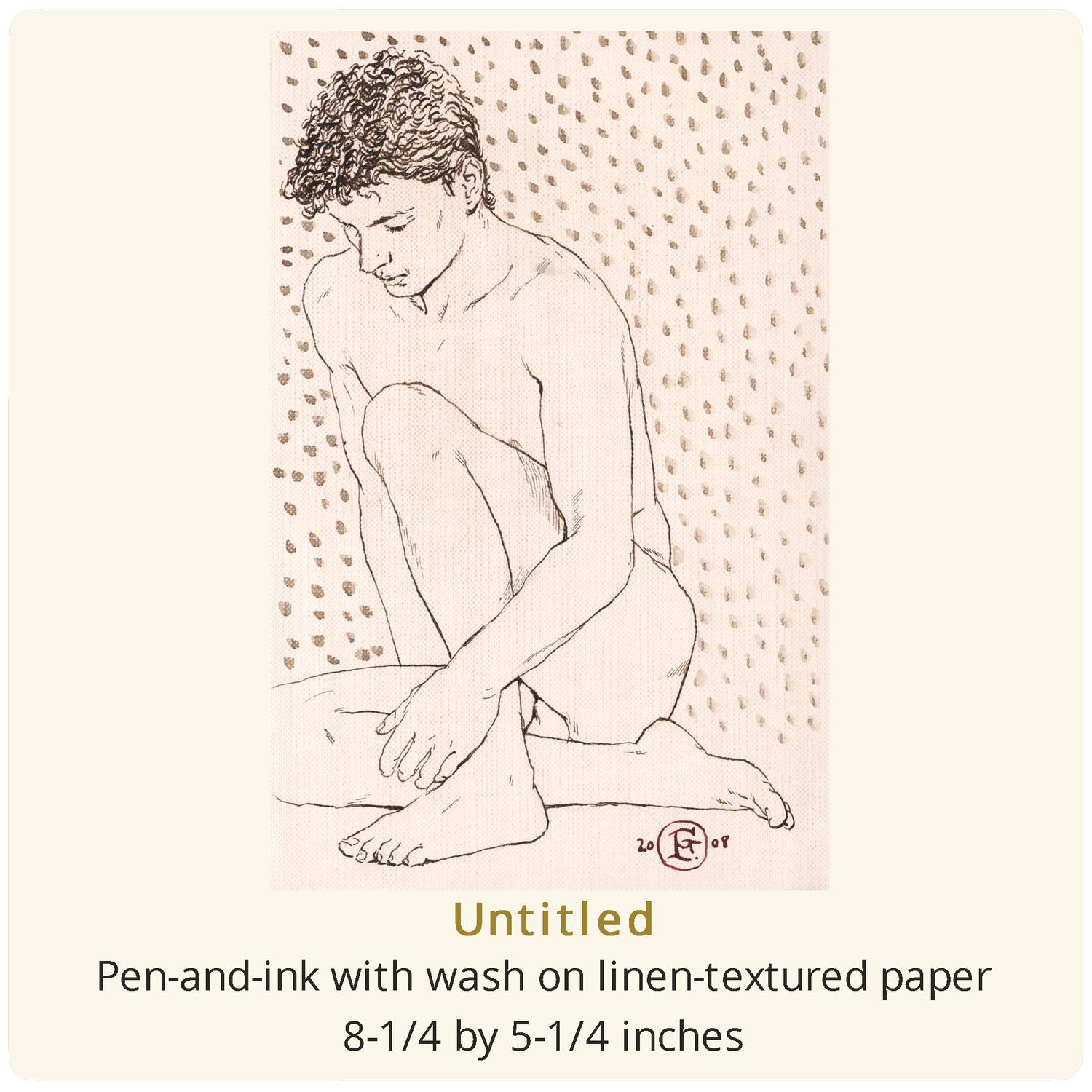 Original Untitled Work on Paper | SKU 42526F