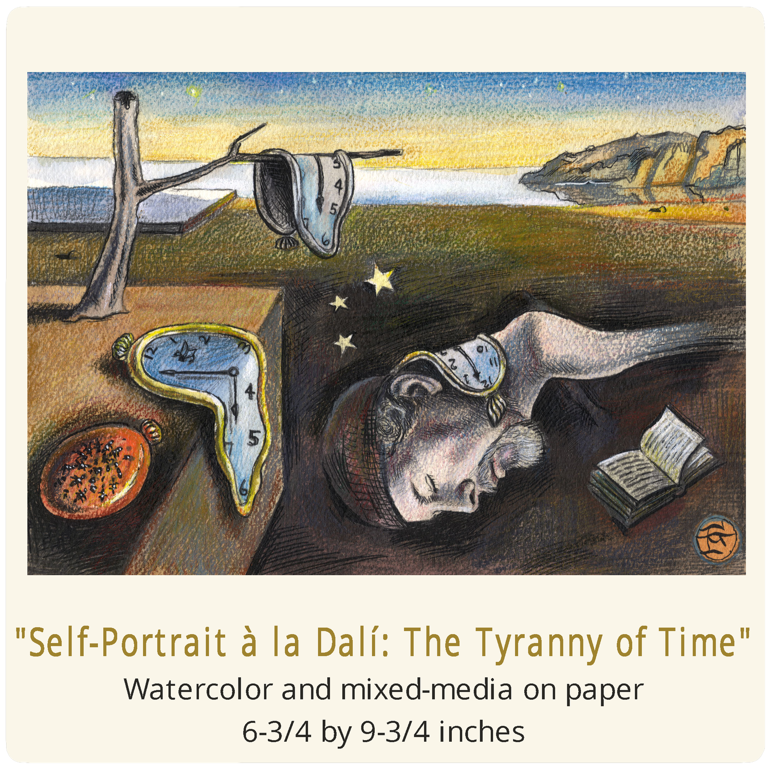 "Self-Portrait à la Dalí: The Tyranny of Time" Original Work