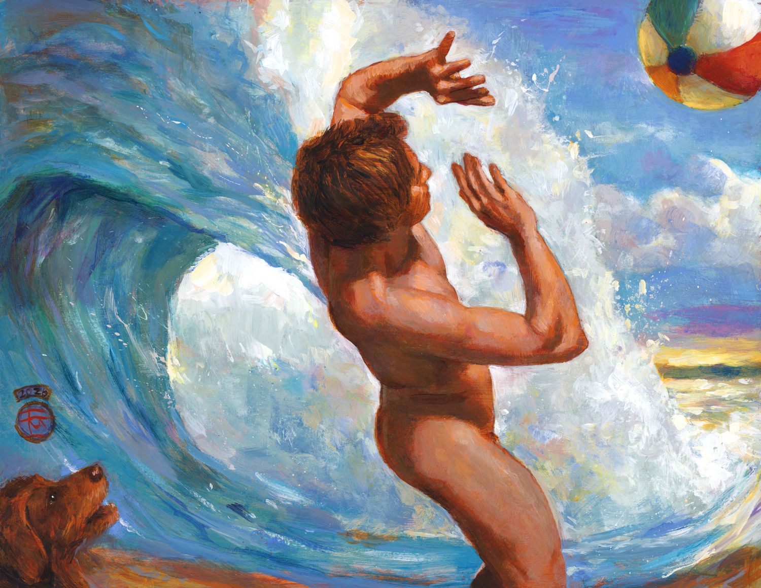 "Incoming" Original Painting
