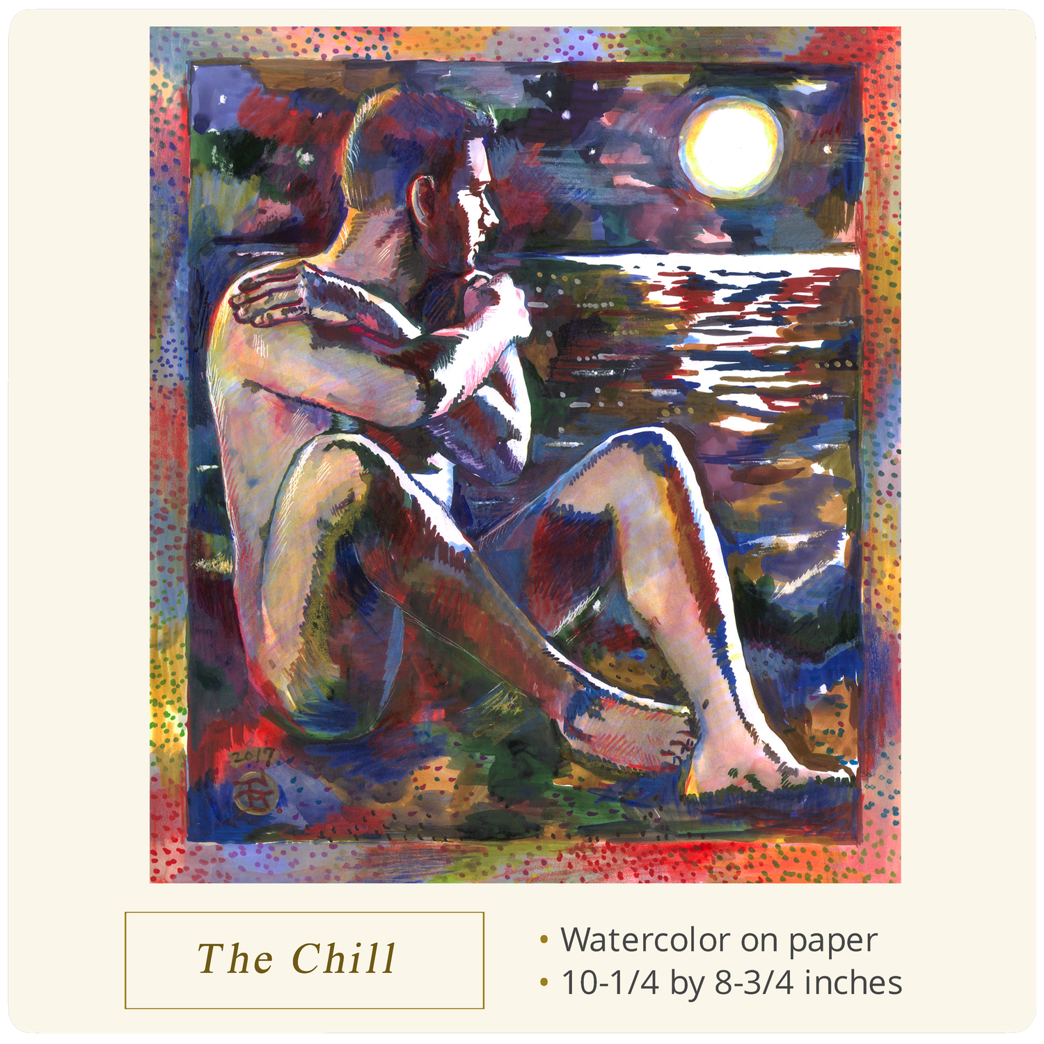 "The Chill" Original Watercolor