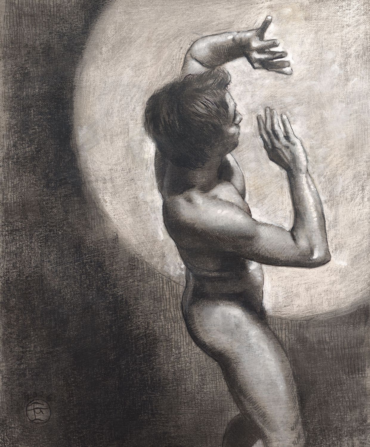"Into the Light" Original Drawing