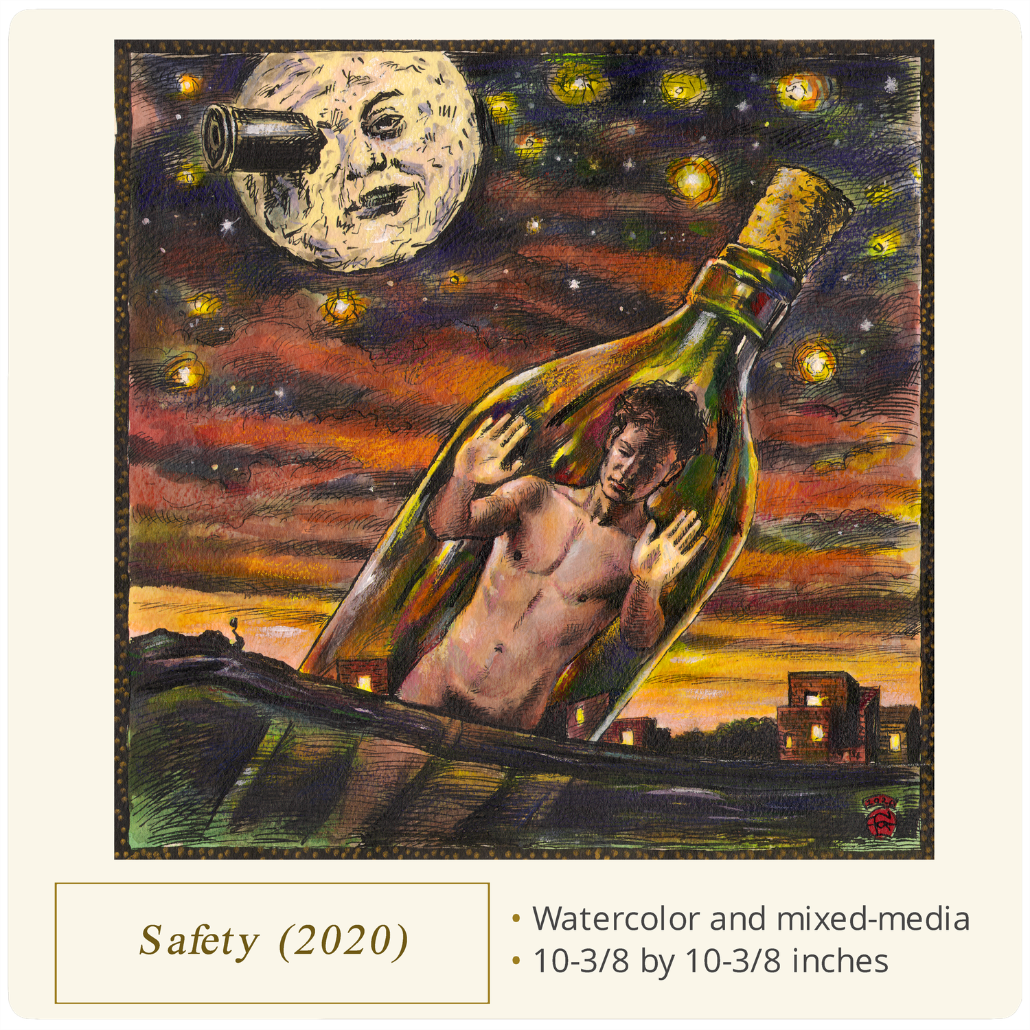 "Safety (2020)" Original Work on Paper