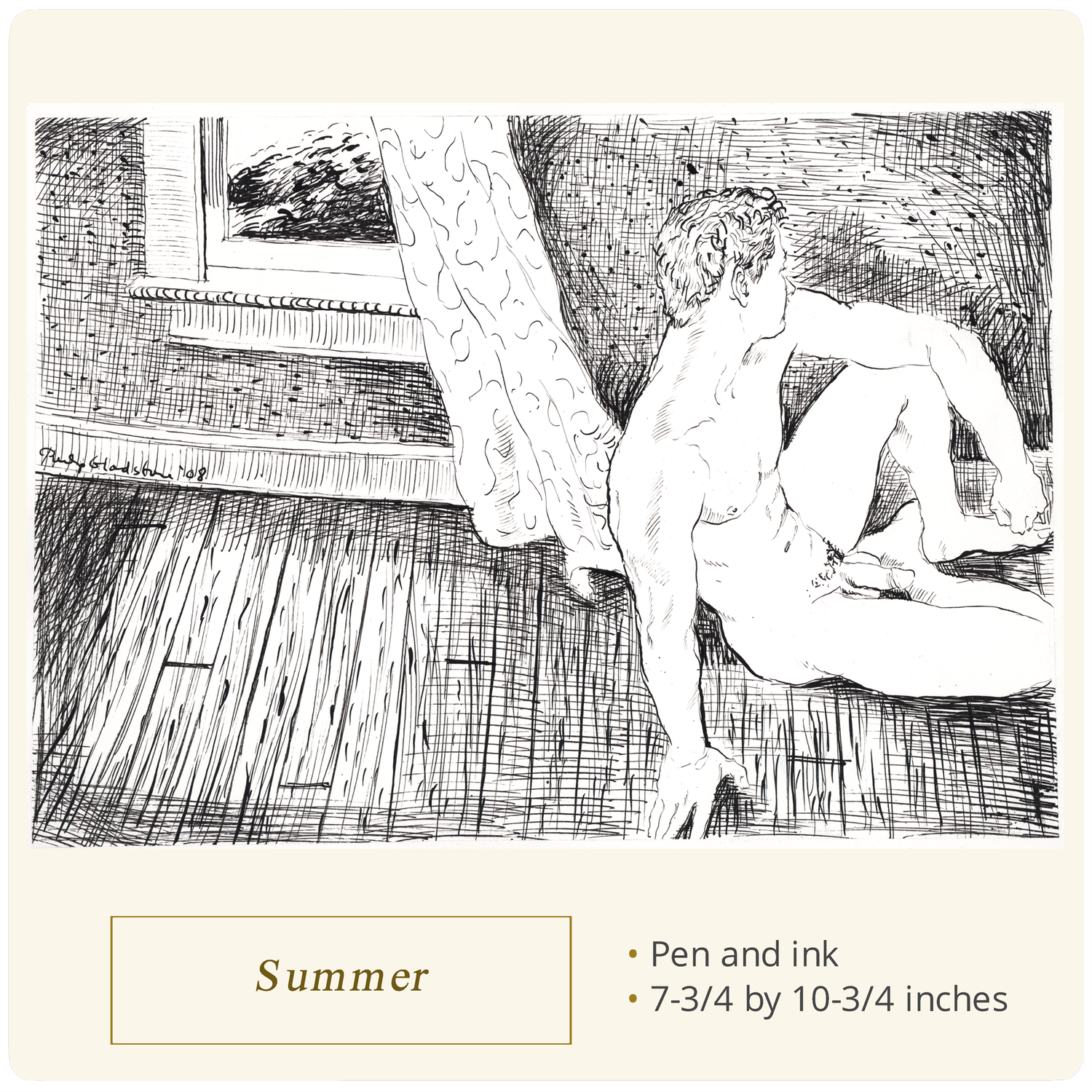 "Summer" Original Drawing