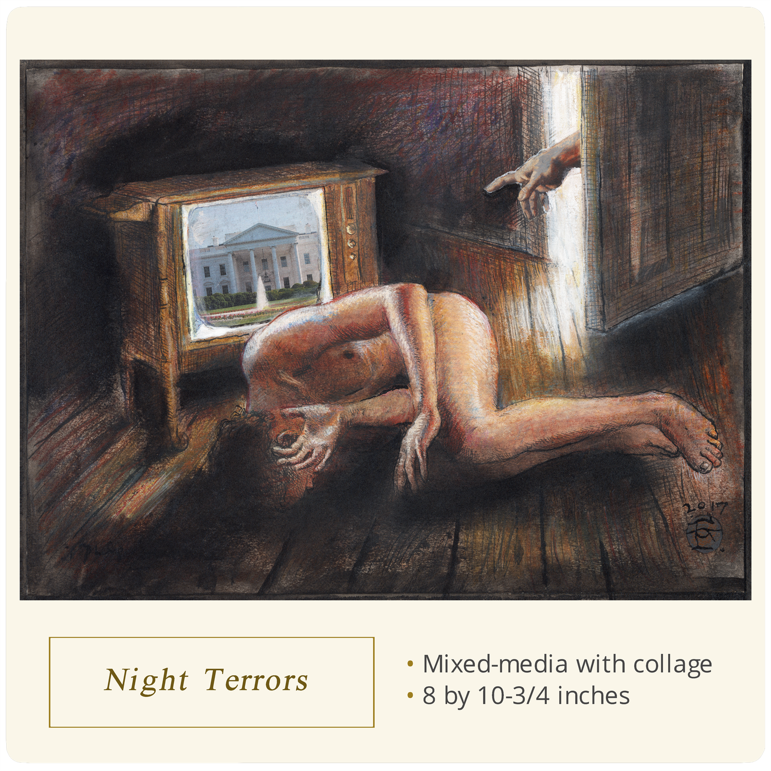 "Night Terrors" Original Mixed-Media Work