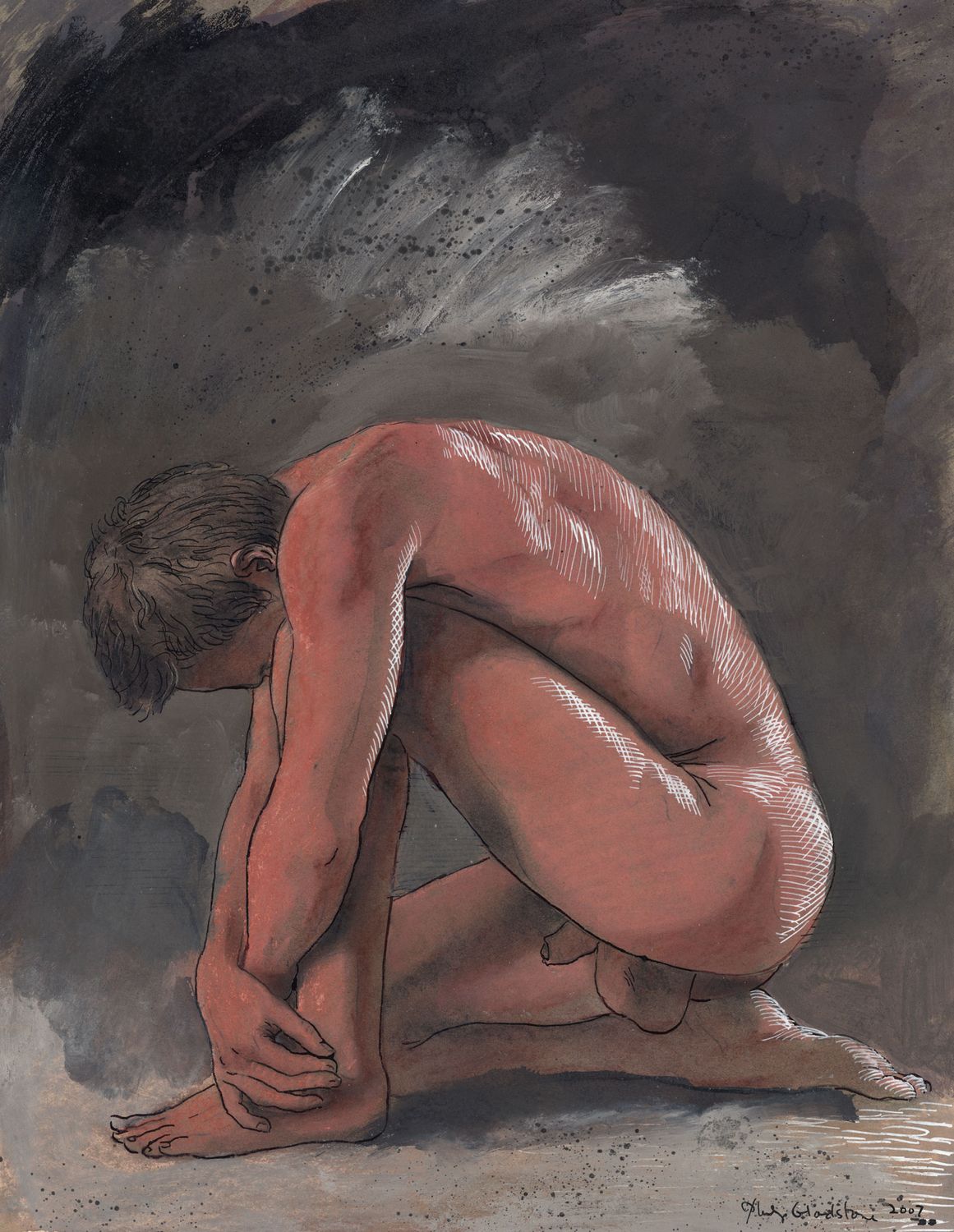 Untitled (Kneeling Nude) Original Work