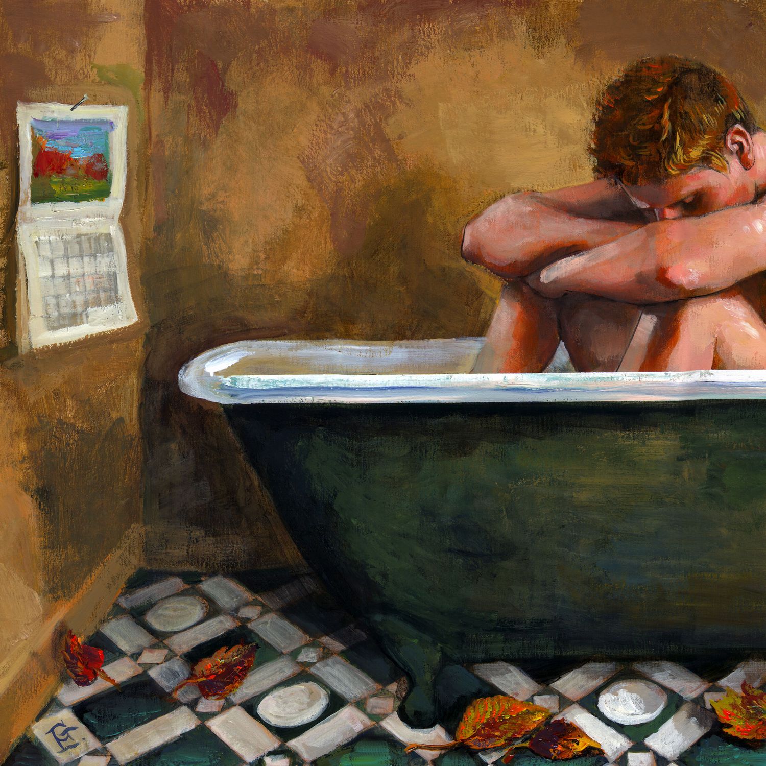 "October Bather"