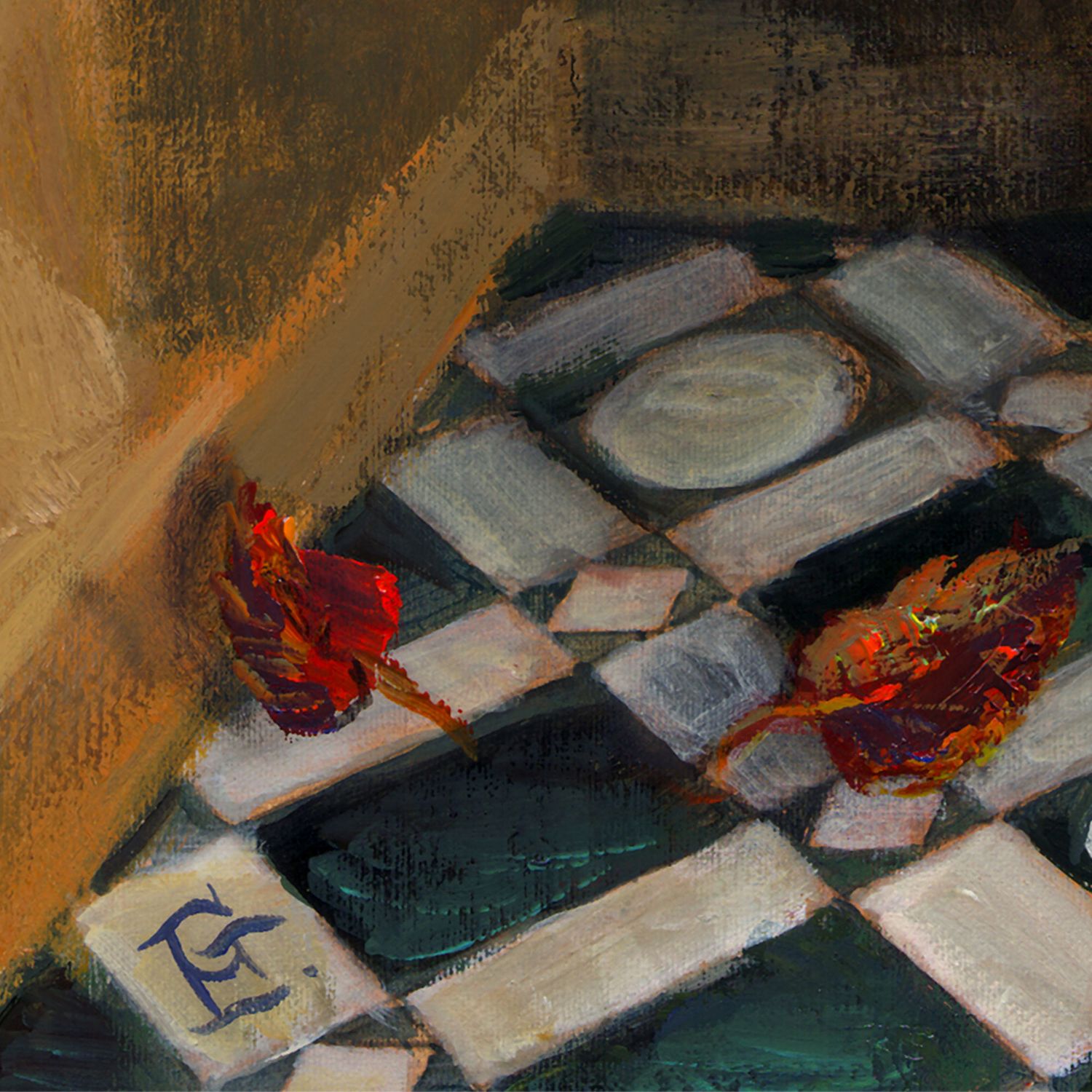 "October Bather"