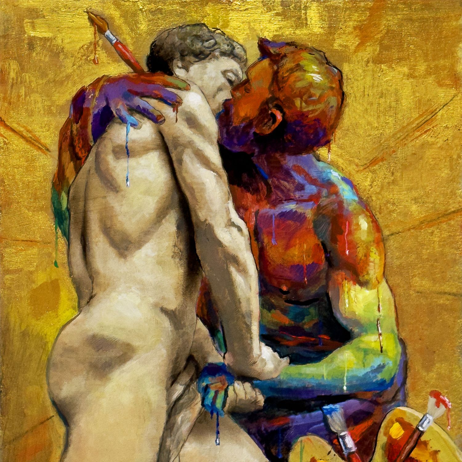 "Painting's Embrace of Sculpture"