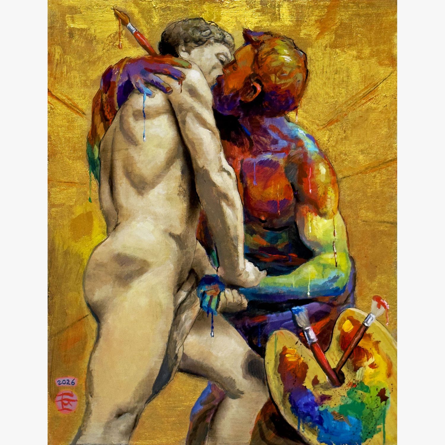 "Painting's Embrace of Sculpture"