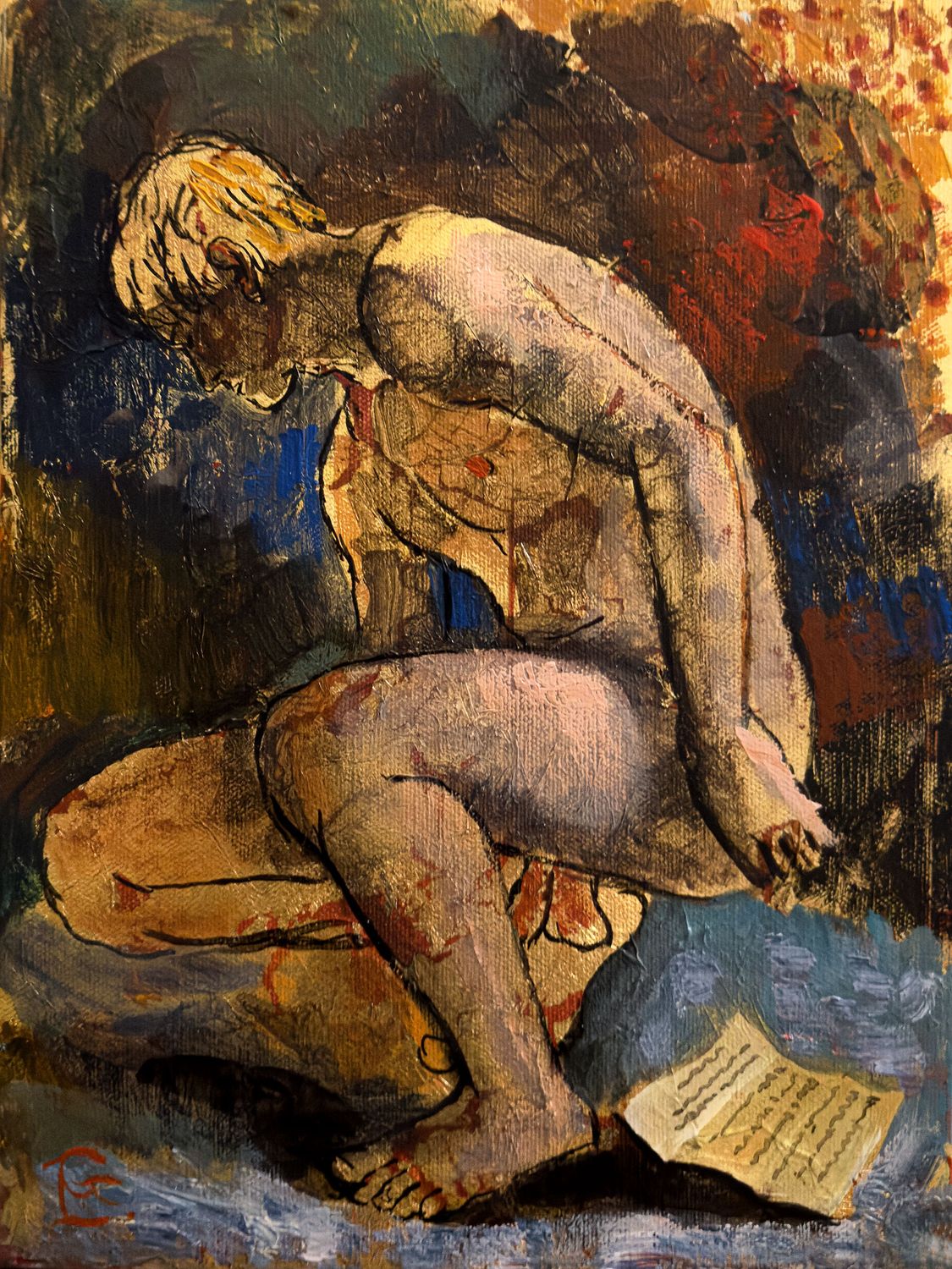 "Please Read the Letter" (Diptych)