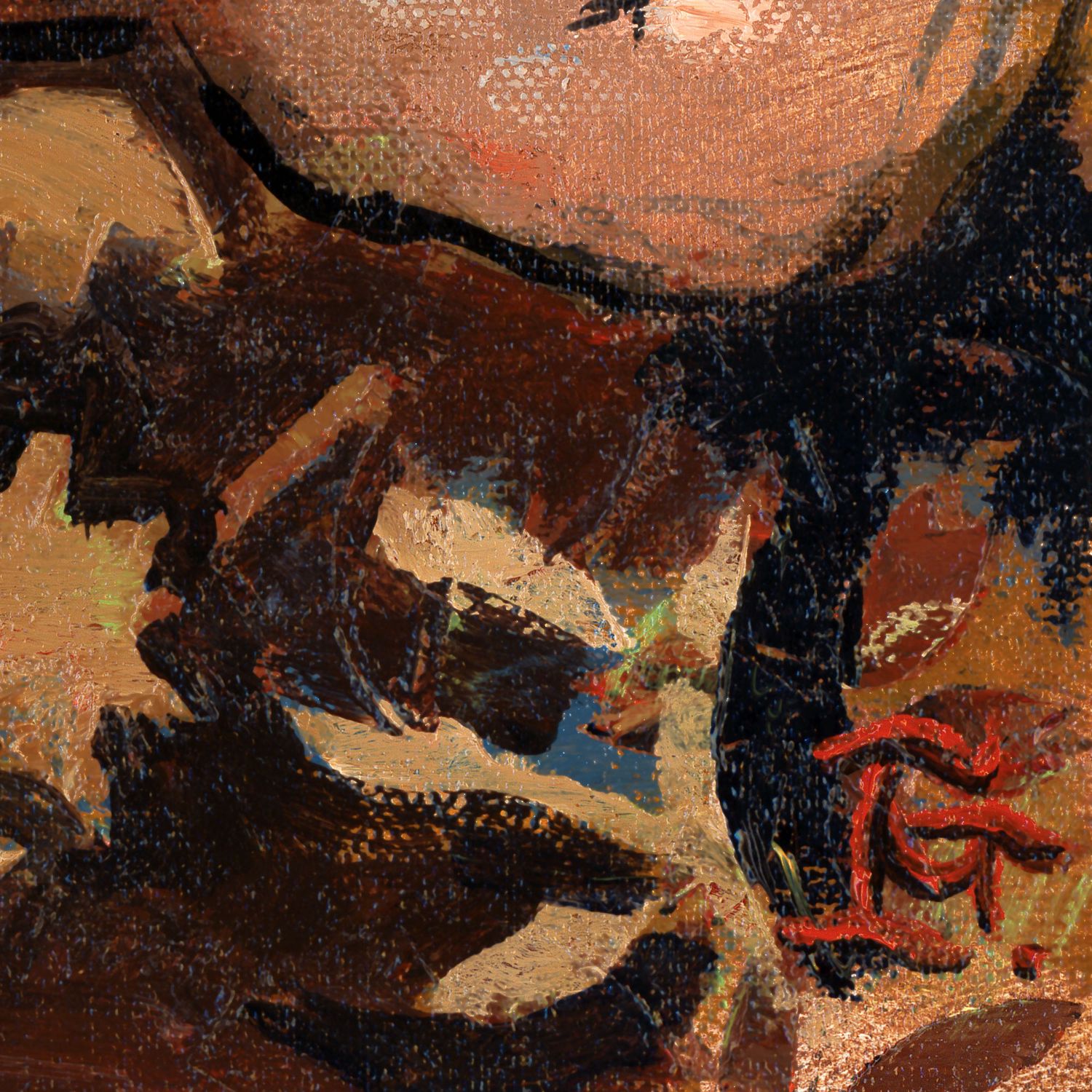 Untitled (Nude Against a Floral Backdrop)