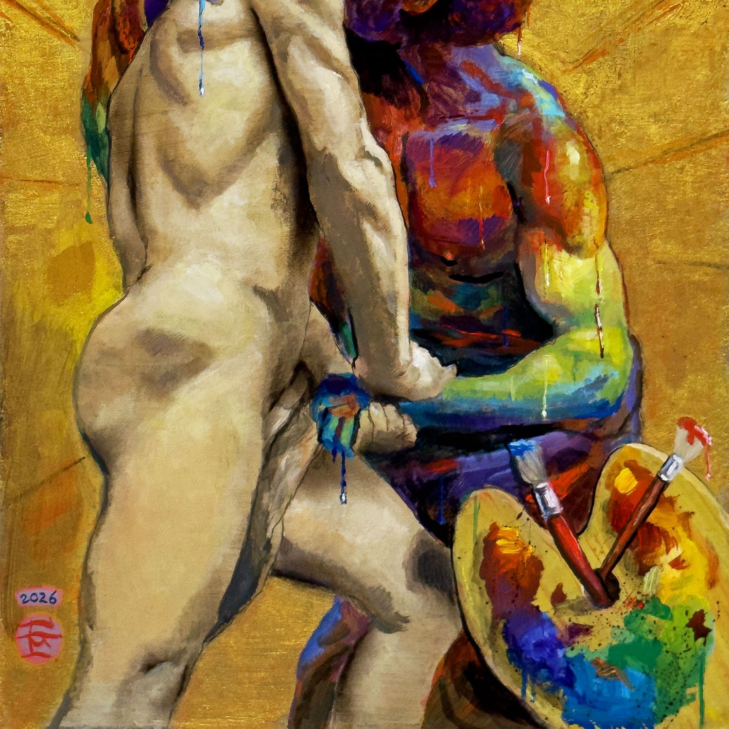 "Painting's Embrace of Sculpture"