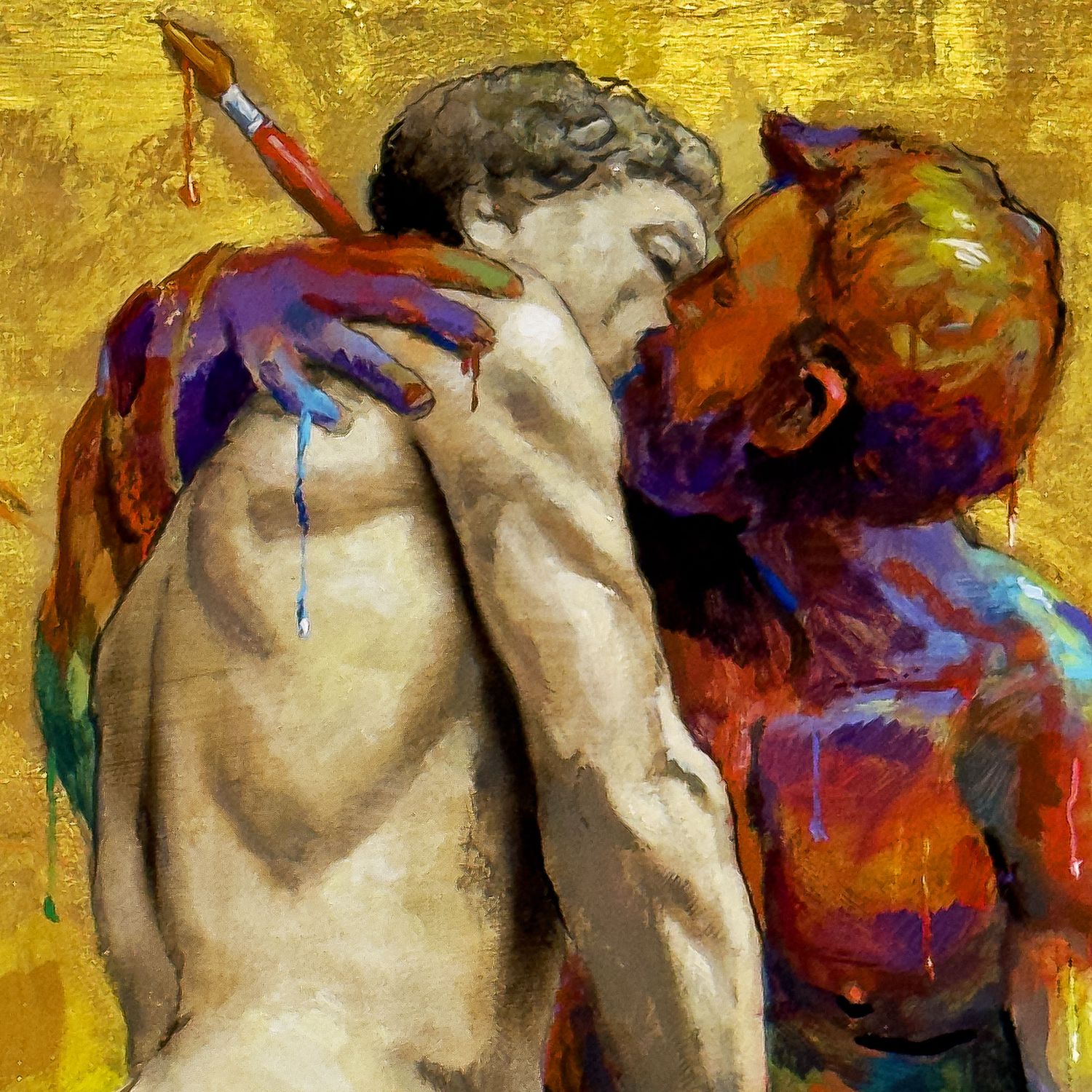 "Painting's Embrace of Sculpture"