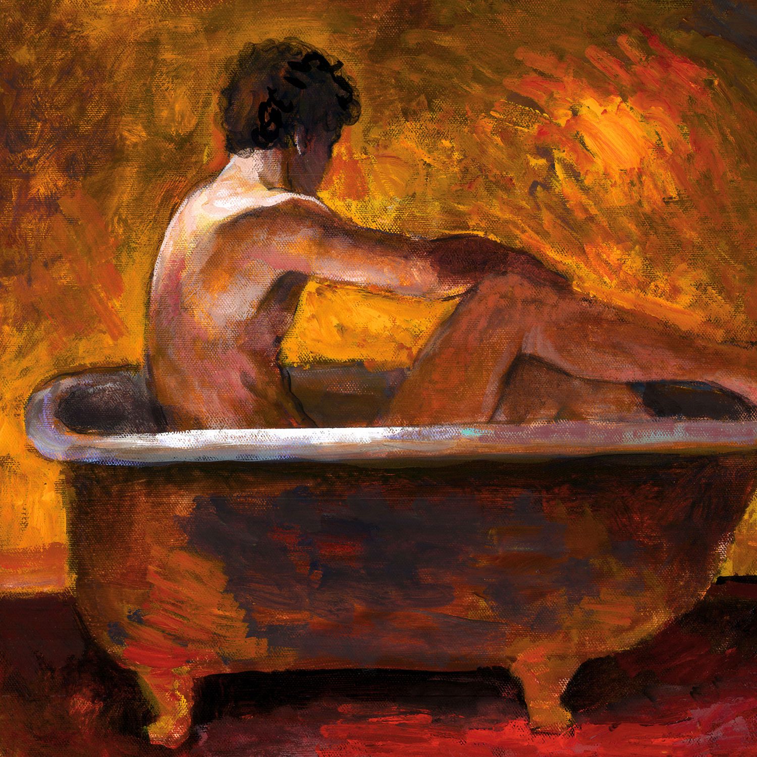"Golden Bather"