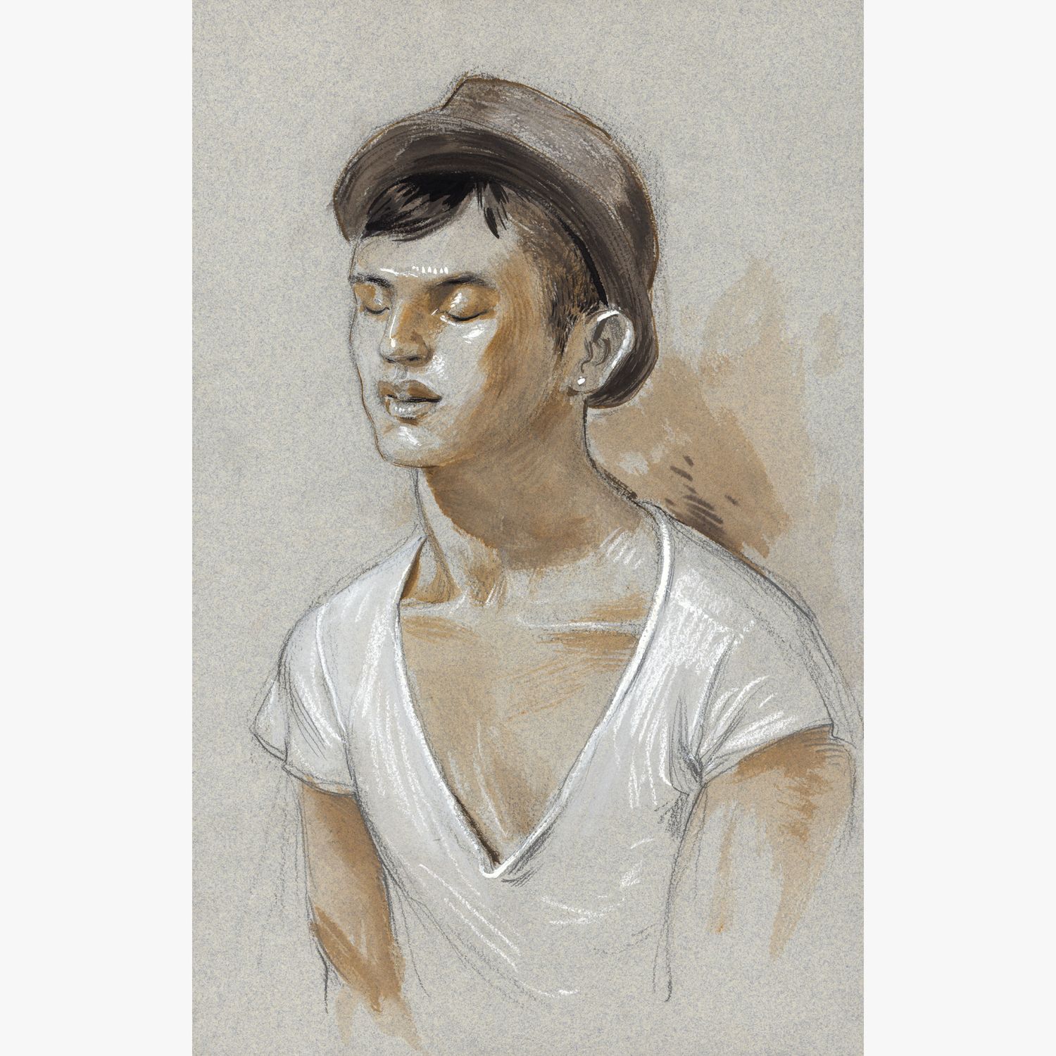 Untitled Portrait Study by Felix d'Eon