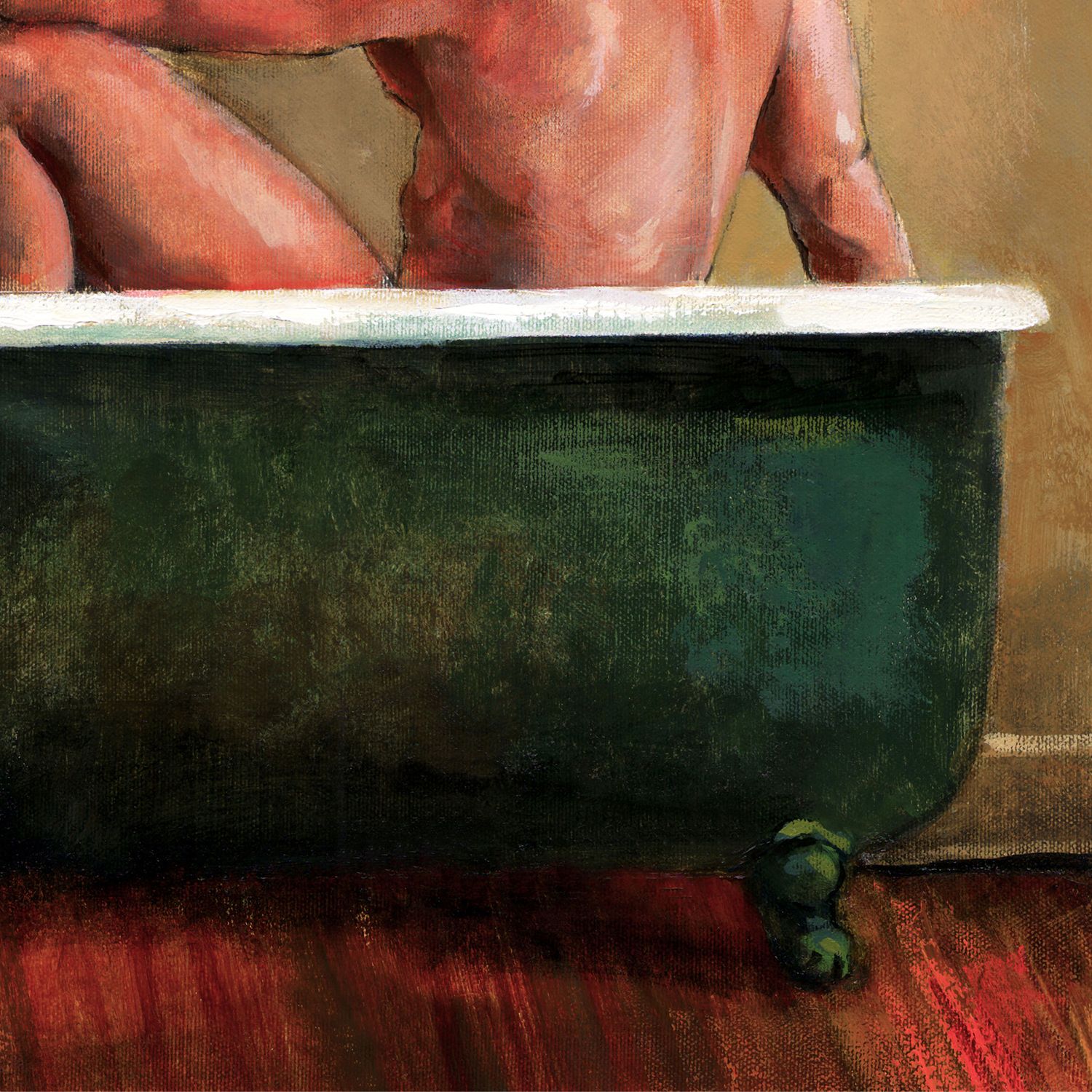 "A Cellist Elevated by His Bath"