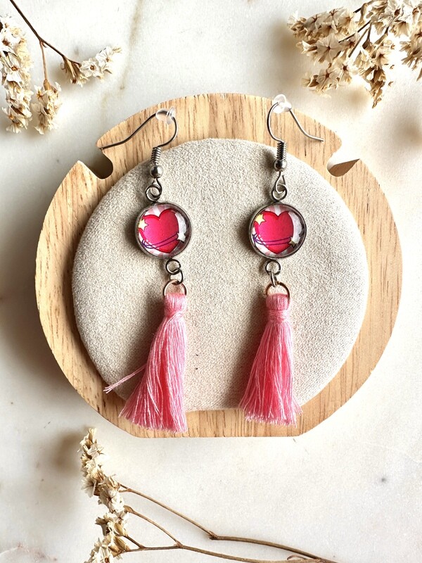 Boucles d'oreilles Saint-Valentin
