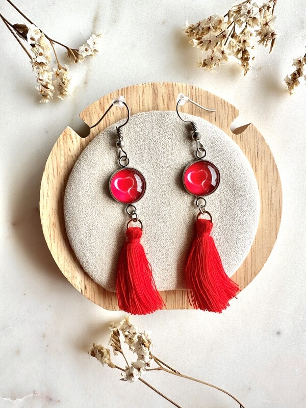 Boucles d'oreilles Saint-Valentin