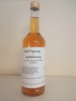 Apfelessig 500ml Flasche 5 % Säure