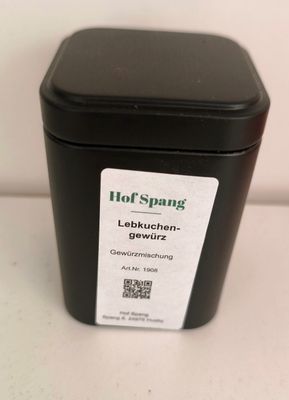 Lebkuchengewürz 100g Dose