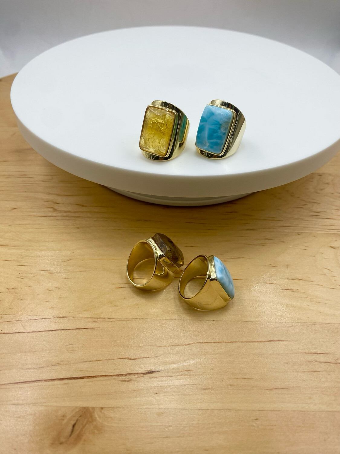 Anillo Piedra Rectangular