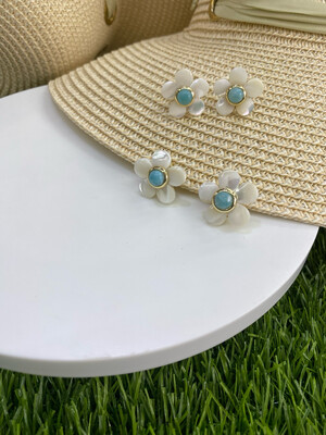 Arete Flor de Nácar
