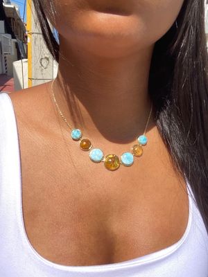 Collar circular elegante 🩵