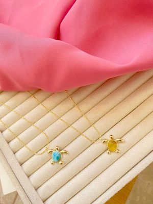 Cadena de tortuga 🐢🩵
