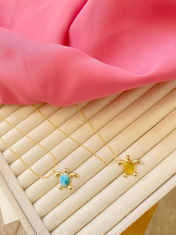 Cadena de tortuga 🐢🩵