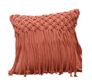CUSHION COVER TRANCELIM MACRAME 45 X45