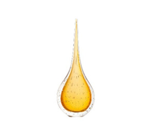 GOTA EM MURANO – LEAF – ÂMBAR - P