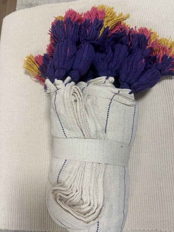 BLANKET TASSEL TRI CASAL