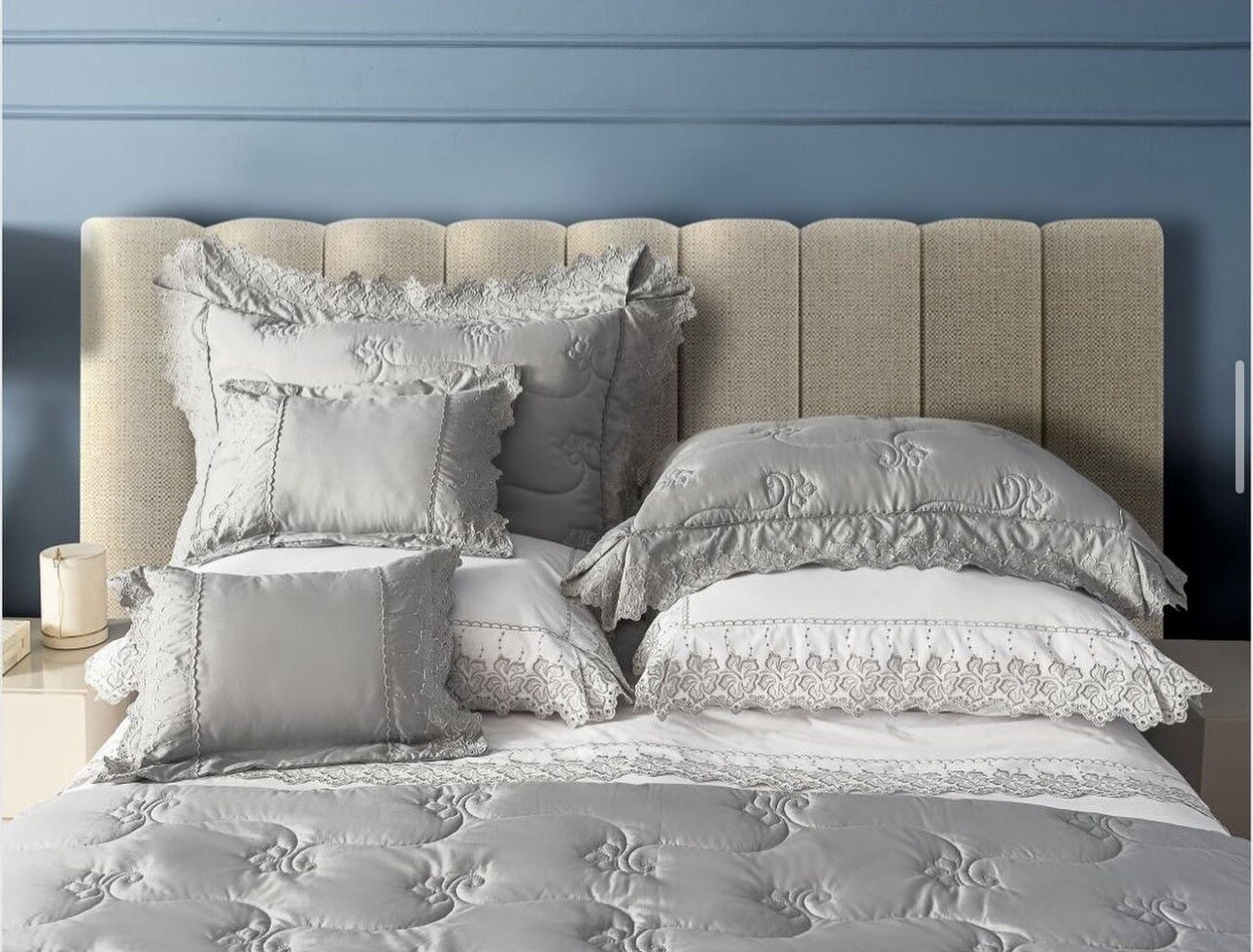 BED SHEET SET QUEEN SELENITA, Color: BR Grey