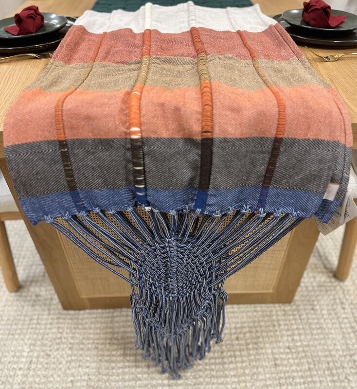 TABLE RUNNER TERRA CEU COM NERVURAS
