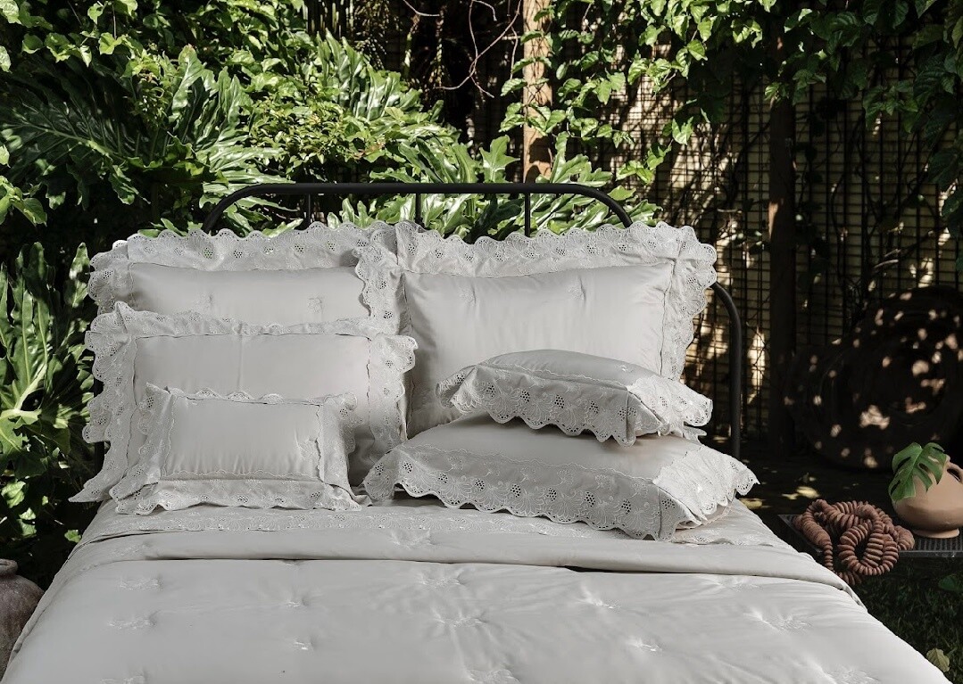 COMFORTER QUEEN DIAMANTE, Color: Beige