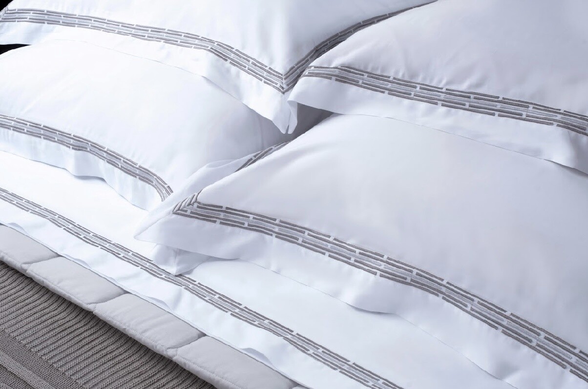 BED SHEET SET QUEEN PIAZZA L-3794, Color: BR Grey